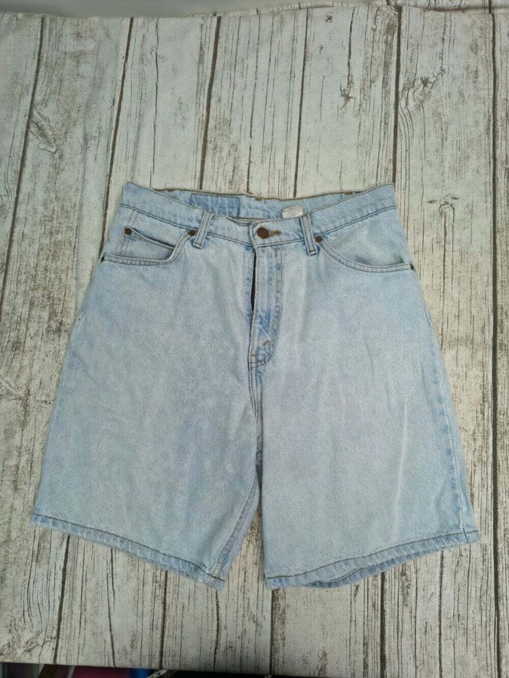 Vintage Levi’s Orange Tab 550 Light Wash Denim Shorts Jorts Size 30